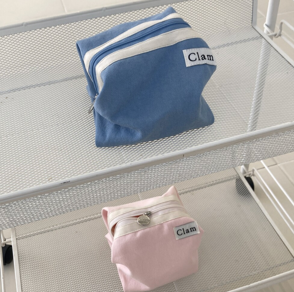 [Clam] Clam Round Pouch (Lagy Blue)