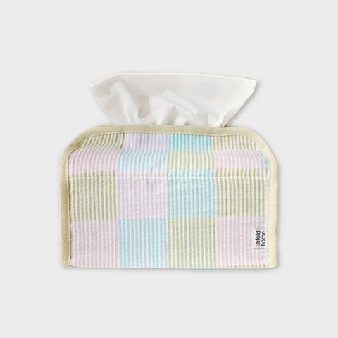 [unfold] Patchwork Tissue Cover (Pink)