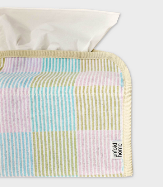[unfold] Patchwork Tissue Cover (Pink)