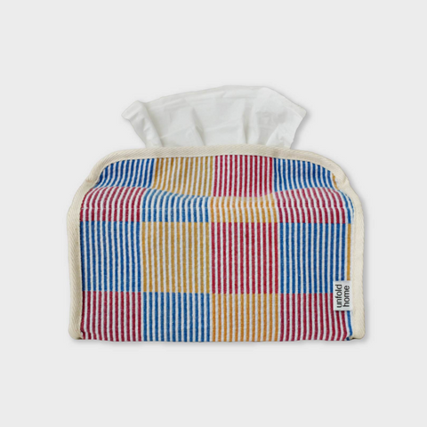 [unfold] Patchwork Tissue Cover (Red)