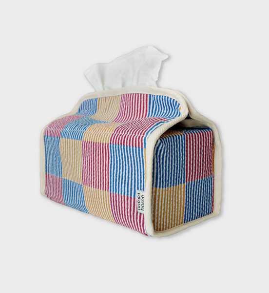 [unfold] Patchwork Tissue Cover (Red)