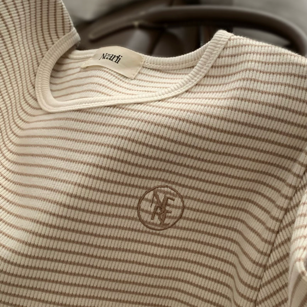 [yuini] [made] OWN Thin Fit Stripe T-Shirt
