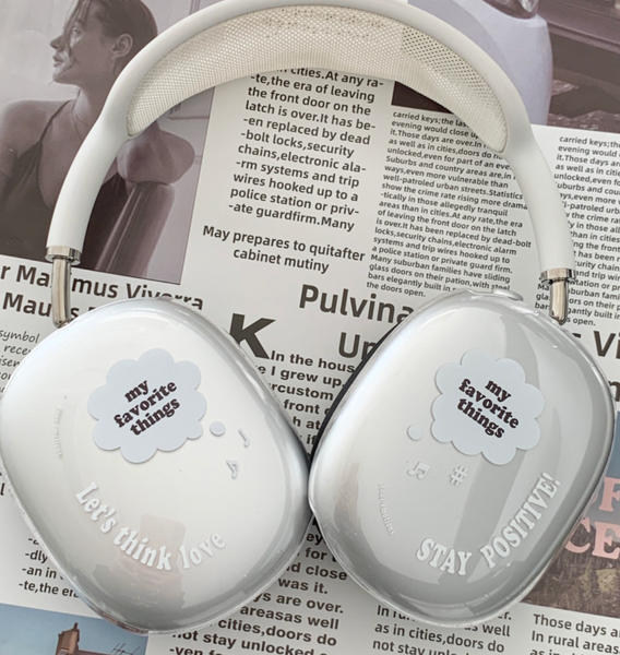 [your emotions] Speech Bubble Clear Airpods Max Case (PRE-ORDER)