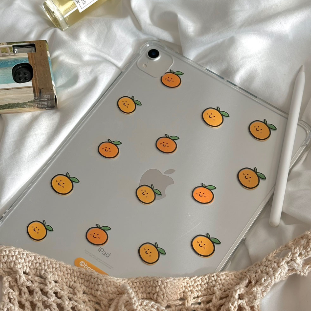 [bora and] Tangerine Shower Ipad Case (Jelly Hard)