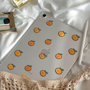 [bora and] Tangerine Shower Ipad Case (Jelly Hard)