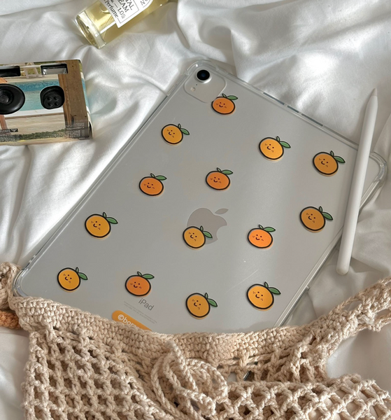 [bora and] Tangerine Shower Ipad Case (Jelly Hard)