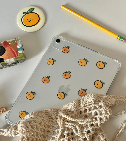 [bora and] Tangerine Shower Ipad Case (Jelly Hard)