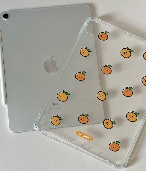 [bora and] Tangerine Shower Ipad Case (Jelly Hard)