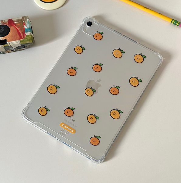 [bora and] Tangerine Shower Ipad Case (Jelly Hard)
