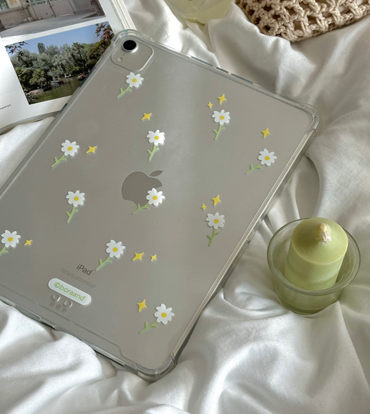 [bora and] Daisy Ipad Case (Jelly Hard)