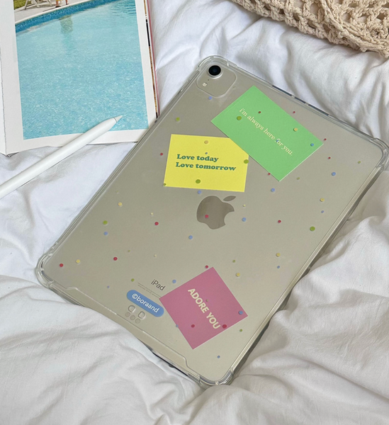 [bora and] Sparkle  Ipad Case (Jelly Hard)