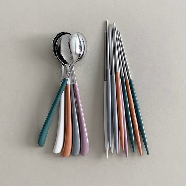 [SINON SHOP] Swan Cutlery Set (5colours)