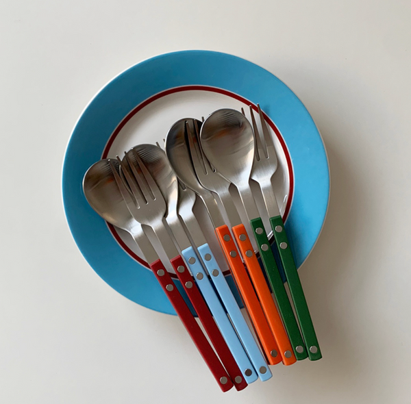 [SINON SHOP] Satin Brunch Cutlery (6colours)