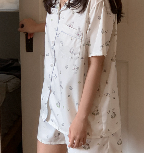 [Juuneedu] BUDDY Short-Sleeved Pyjama Set