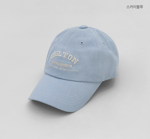 [98°C] Running Club Lettering Embroidered Ball Cap