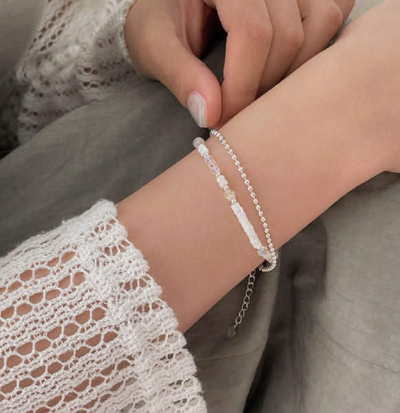 [SOYE PI-NE] [Silver925] Ball Chain Silver Bracelet (2 sizes)