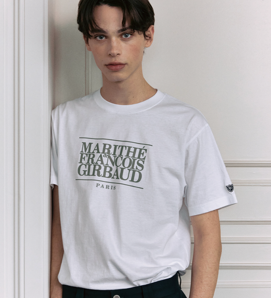 [MARITHÉ FRANÇOIS GIRBAUD] MOUVEMENT CLASSIC LOGO TEE white