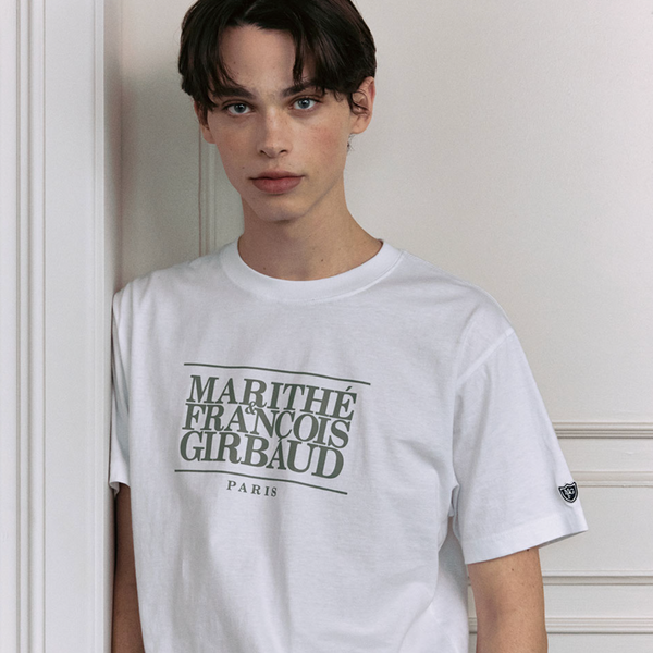 [MARITHÉ FRANÇOIS GIRBAUD] MOUVEMENT CLASSIC LOGO TEE white