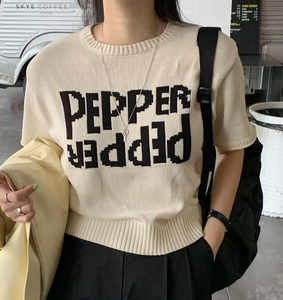[TRENDY APPAREL] Pepper Half Knit