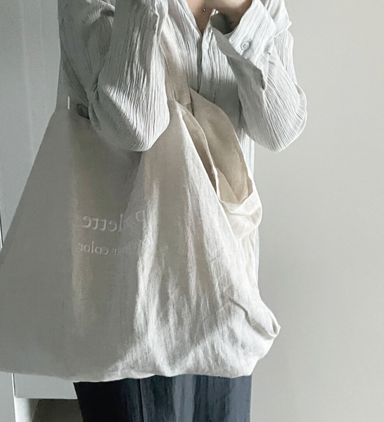 [p.palette] Natural Linen Bag (4colors)
