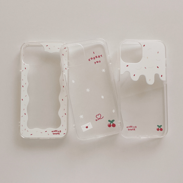 [malling booth] Melting Cherry Deco Jelly Hard Case