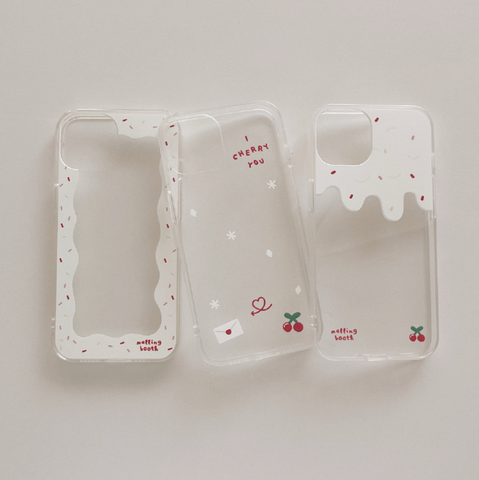 [malling booth] Melting Cherry Deco Jelly Hard Case