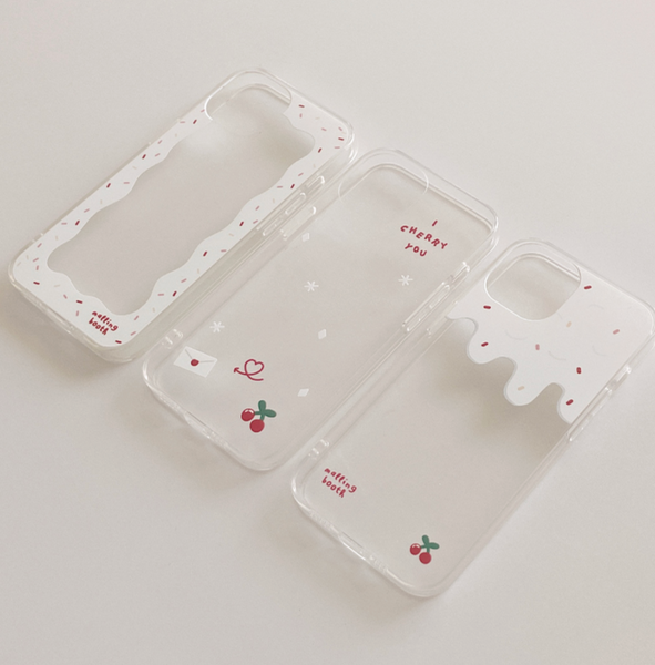 [malling booth] Melting Cherry Deco Jelly Hard Case