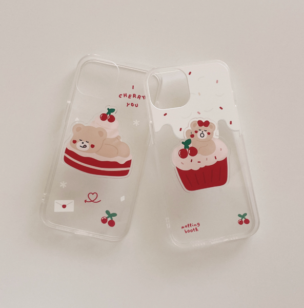 [malling booth] Melting Cherry Deco Jelly Hard Case