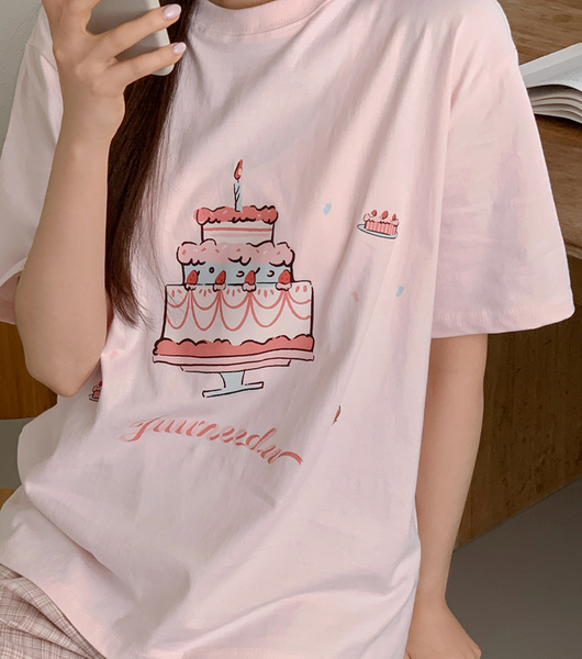 [Juuneedu] Birthday Short-Sleeved T-Shirt