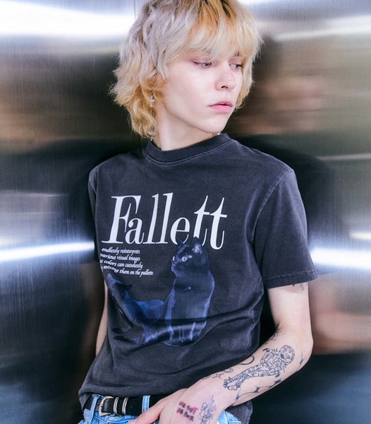 [Fallett] Deuce Nero Short Sleeve Tee (Charcoal)