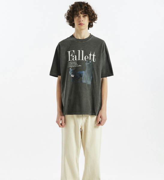 [Fallett] Deuce Nero Short Sleeve Tee (Charcoal)