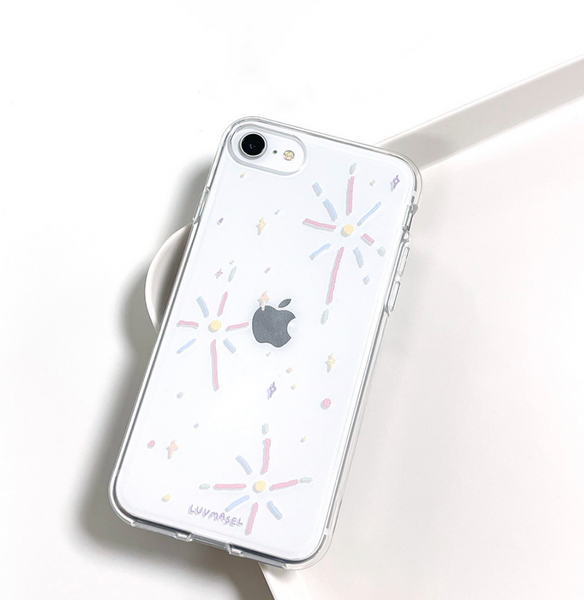 [LUVMASEL] Firework Jelly Hard Case