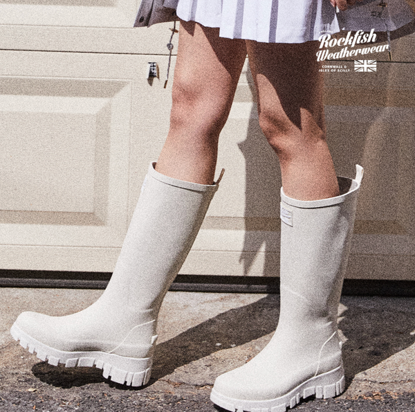 [Rockfish Weatherwear] FLATFORM RAIN BOOTS LONG (4Colours)