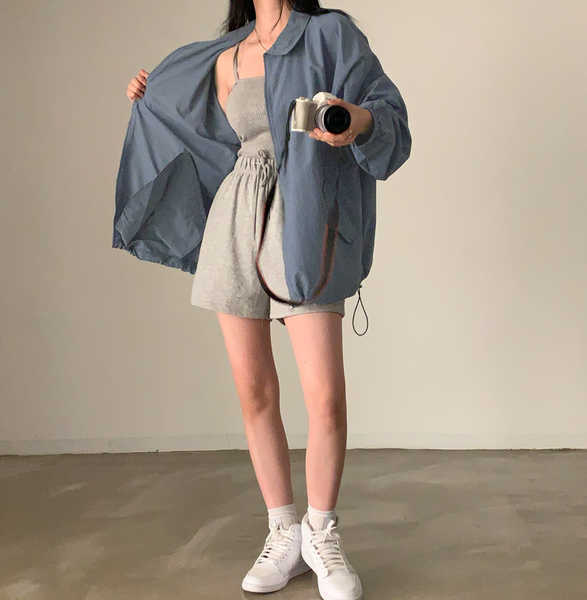 [CREAM CHEESE] Summer Blue Jumper Jacket