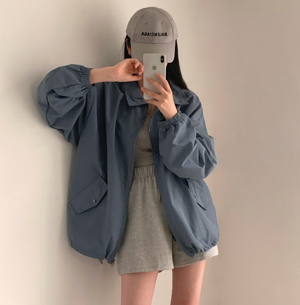 [CREAM CHEESE] Summer Blue Jumper Jacket