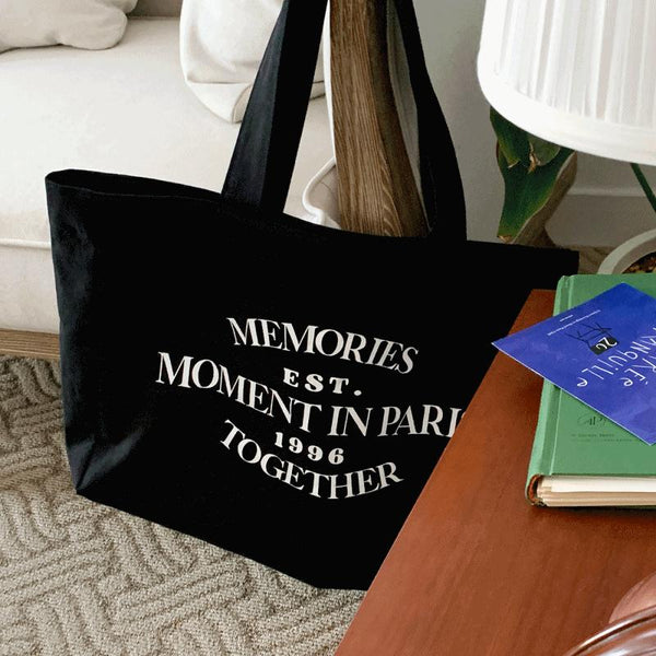 [Mademoment] Paris In Moment Big Eco Bag (2 Colors)