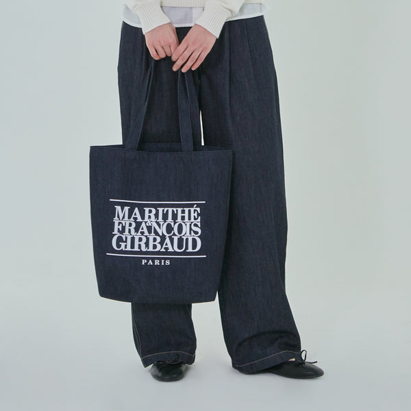 [MARITHÉ FRANÇOIS GIRBAUD] CLASSIC LOGO DENIM ECO BAG dark blue