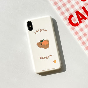 [MOMO CASE] 409 새곰달곰뒹굴 Phone Case