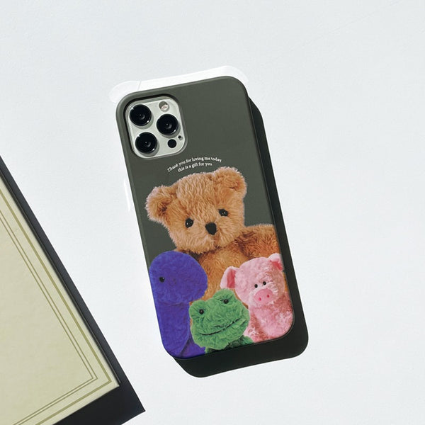 [MOMO CASE] 419 러빙TOYS(그레이) Phone Case