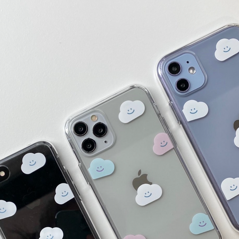 [skyfolio] Cloud Pattern Phonecase (Jelly Hard)