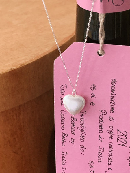 [Forimyme] Big Heart Silver Necklace