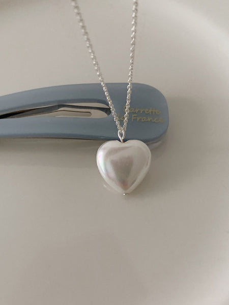 [Forimyme] Big Heart Silver Necklace