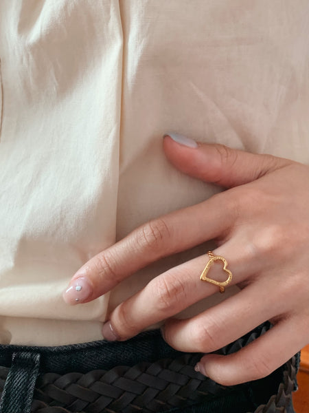 [Forimyme] Erin Heart Silver Ring