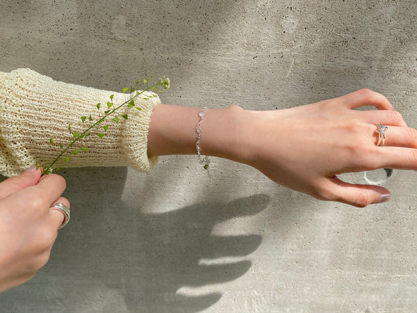 [Forimyme] Flower Silver Bracelet