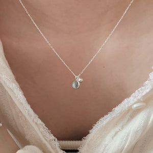 [Forimyme] Water Silver Necklace