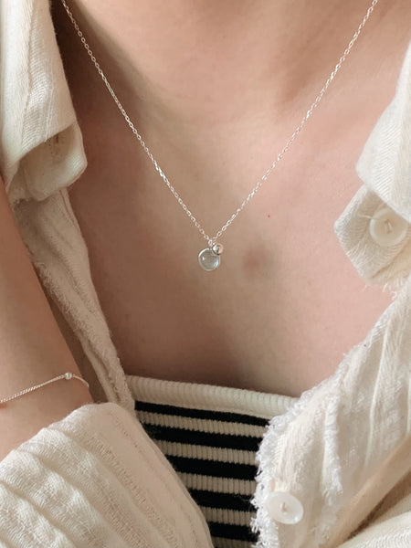 [Forimyme] Water Silver Necklace