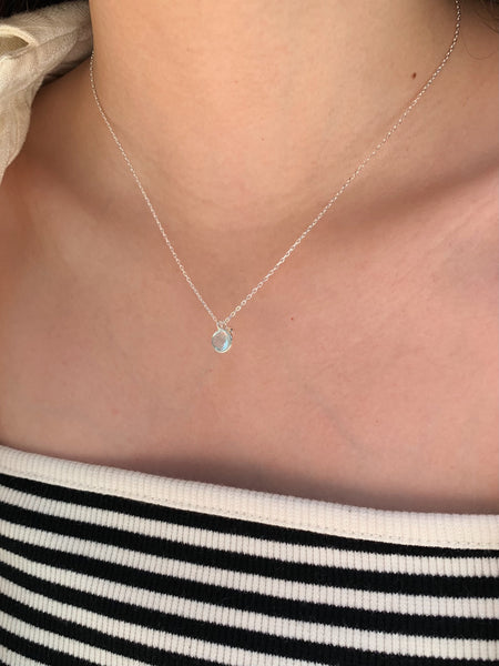 [Forimyme] Water Silver Necklace