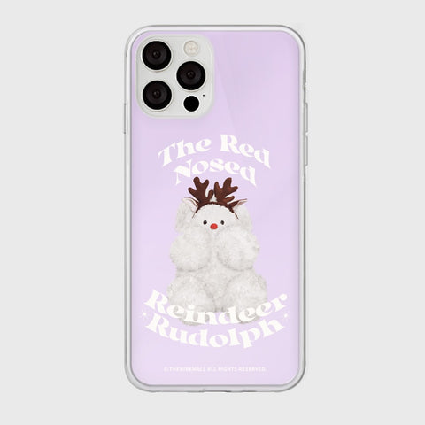 [THENINEMALL] 베이직 루돌프뽀꾸 Mirror Phone Case