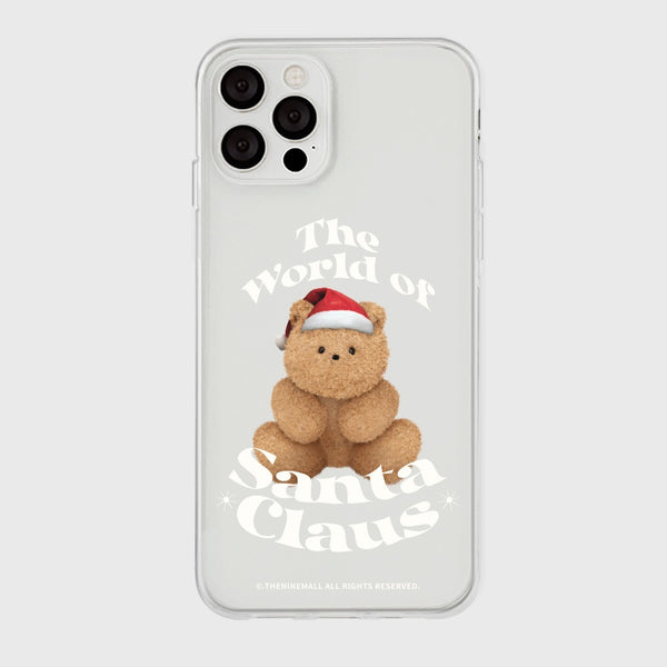 [THENINEMALL] 베이직 산타구미 Clear Phone Case (3 types)