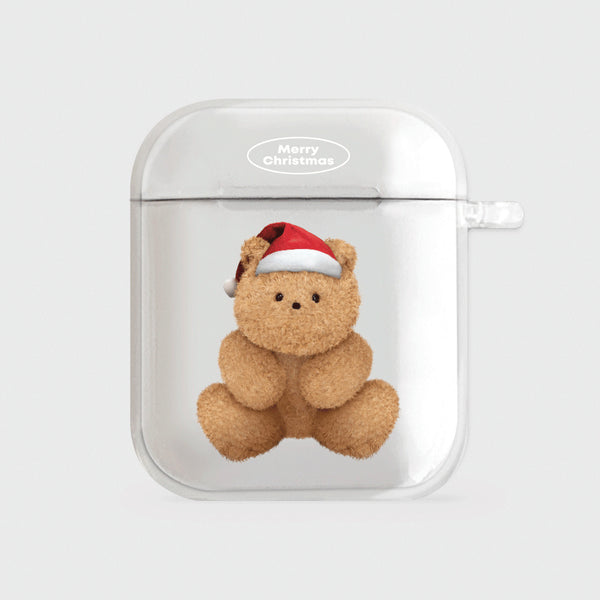 [THENINEMALL] 베이직 산타구미 AirPods Clear Case